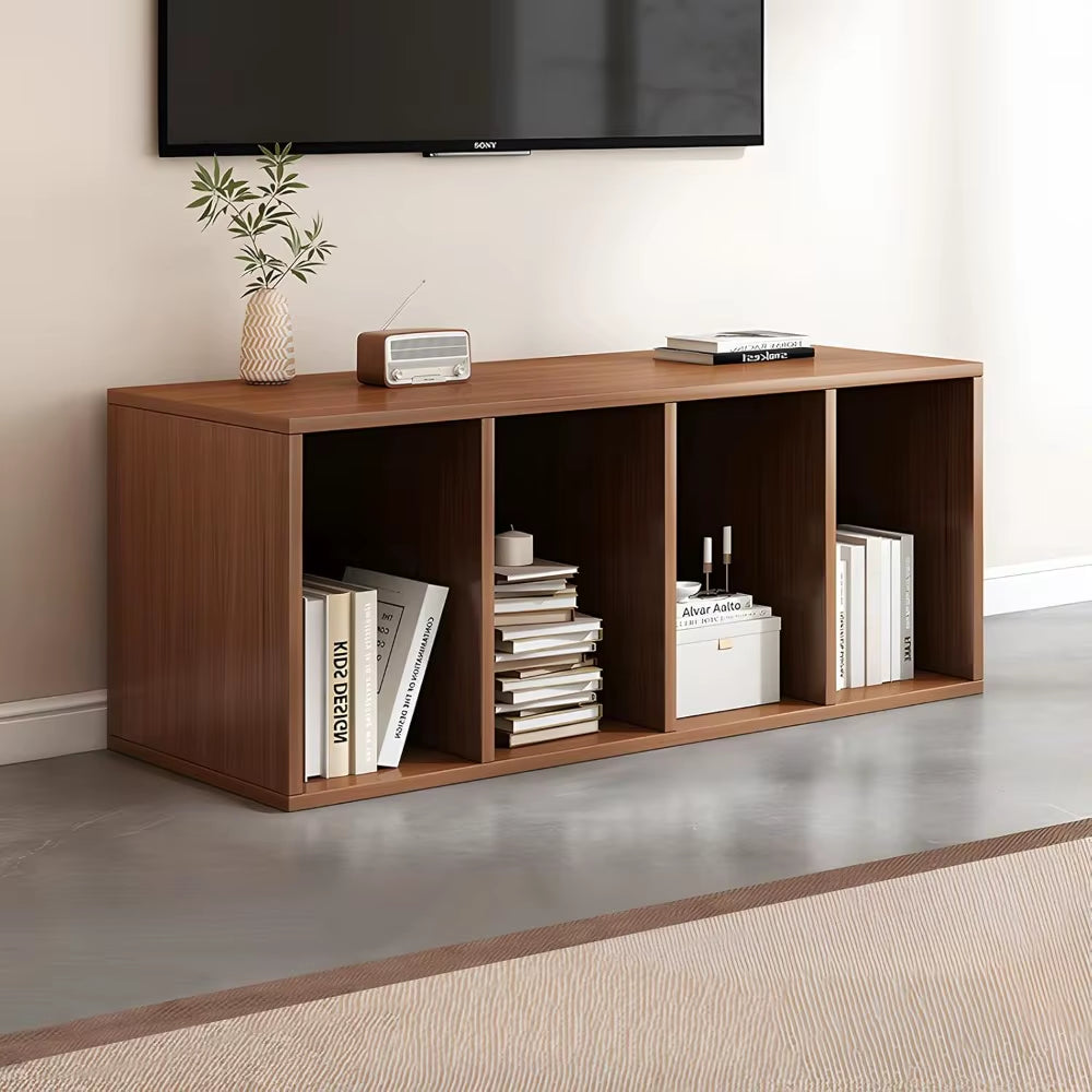 Modular TV Stand, Wood Entertainment Center with Storage, Customizable TV Console- Open Shelf, Cabinet, Drawers,