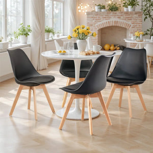 Crossland Dining Chairs Mid-Century Modern Living Room Chairs, Bedroom Kitchen Accent Chair