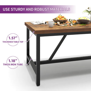 Amarvesh Metal Base Dining Table