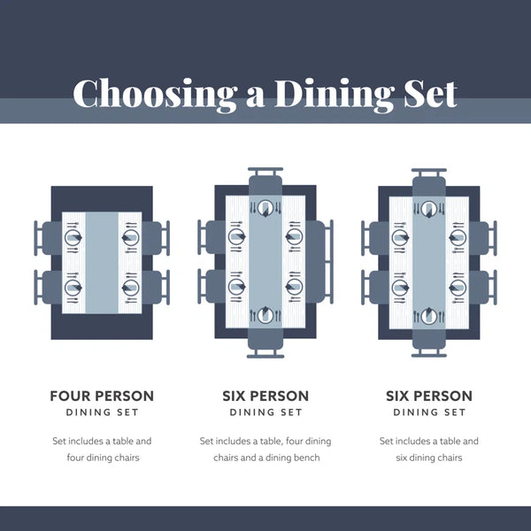 Aniek Modern Wood Dining Table