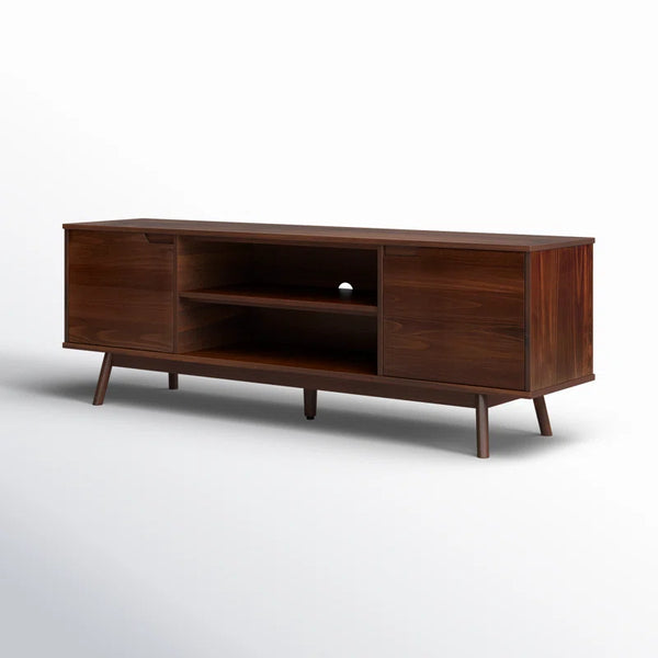Griffing 70" Solid Wood 2-Door TV Stand for Tvs up to 75"