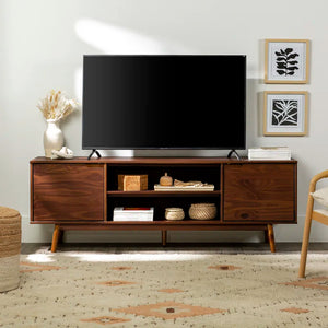 Griffing 70" Solid Wood 2-Door TV Stand for Tvs up to 75"