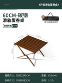 Carbon Steel Egg Roll Outdoor Tables Picnic Barbecue Table and Chair Courtyard Villa Garden Tables Portable Folding Tables GH