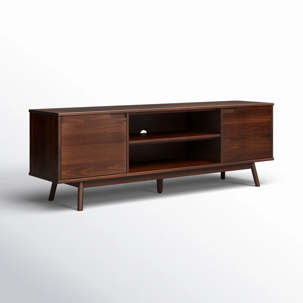 Griffing 70" Solid Wood 2-Door TV Stand for Tvs up to 75"