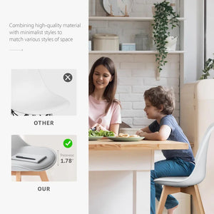 Crossland Dining Chairs Mid-Century Modern Living Room Chairs, Bedroom Kitchen Accent Chair