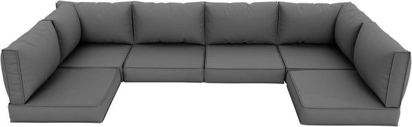 Outdoor Cushions for Patio Furniture Replacement, Patio Furniture Cushions, Deep Seat Patio Cushions, Patio Seat Cushions for Outdoor Sectional (Grey)