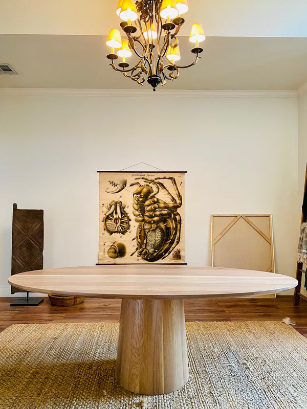 Custom Pedestal Tables, Made to Order