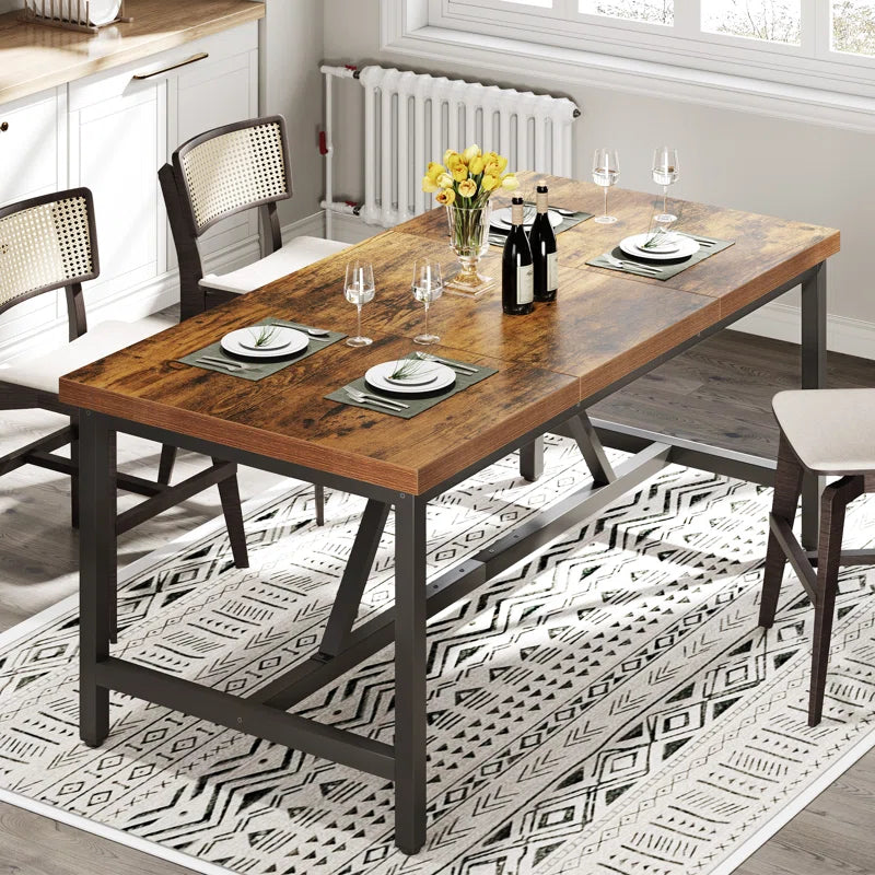 Amarvesh Metal Base Dining Table
