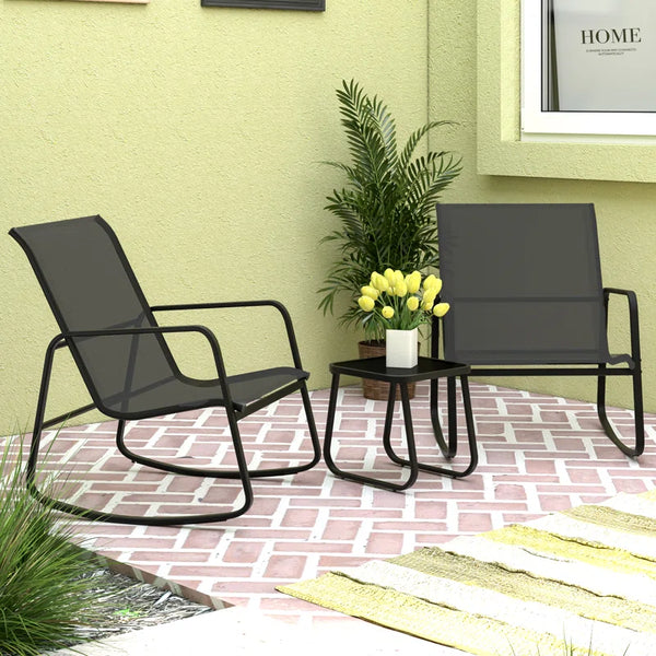 3 Pieces Patio Outdoor Furniture Set