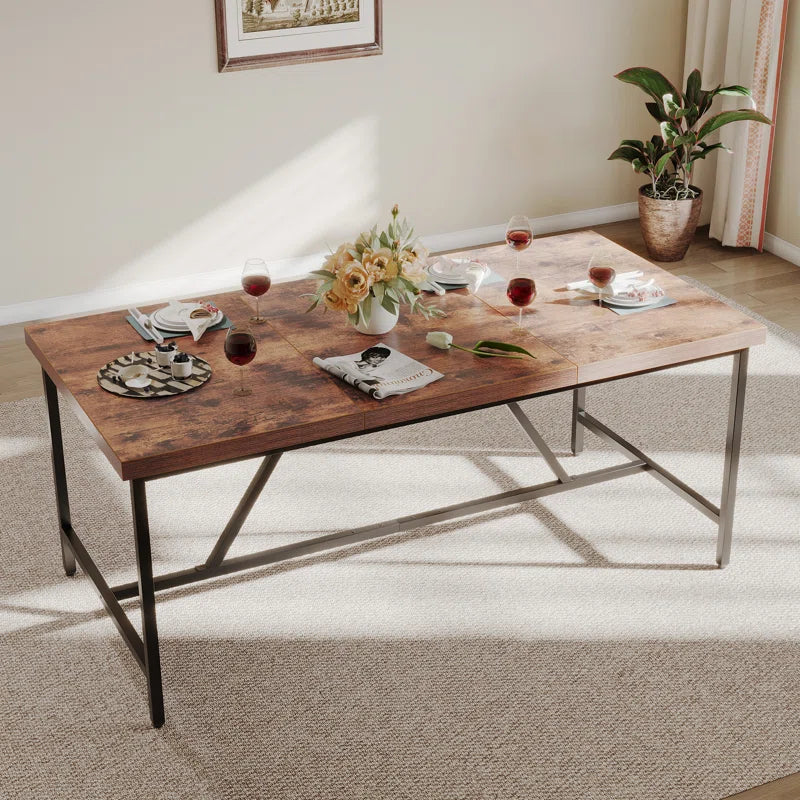 Amarvesh Metal Base Dining Table