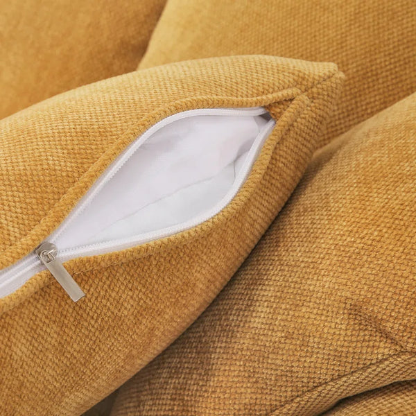 Rowena Metal Ring Barrel Chairs Mid Century Modern Fabric Accent Chairs, Swivel Barrel Chairs with Soft Padded Armrest, Oversized Swivel Chairs