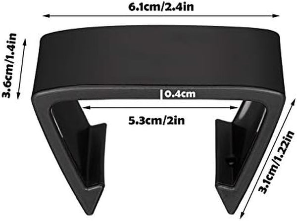 8 Pieces Patio Furniture Clips Outdoor Furniture Sofa Clips 2.4" D X 1.4" W X 1.22" H Rattan Clamps Wicker Chair Fasteners, Connect the Sectional or Module Couch Patio Furniture