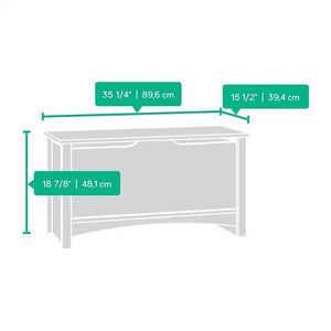 Wood Storage Chest/ Storage Bench in Jamocha Wood