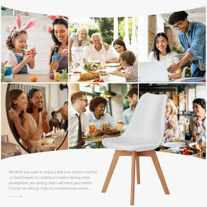 Crossland Dining Chairs Mid-Century Modern Living Room Chairs, Bedroom Kitchen Accent Chair