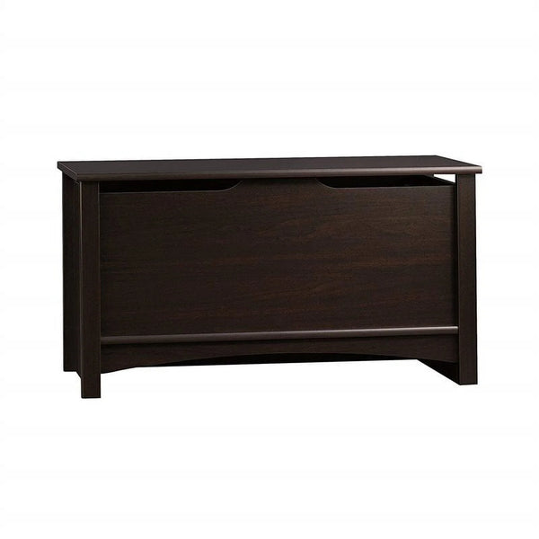 Wood Storage Chest/ Storage Bench in Jamocha Wood