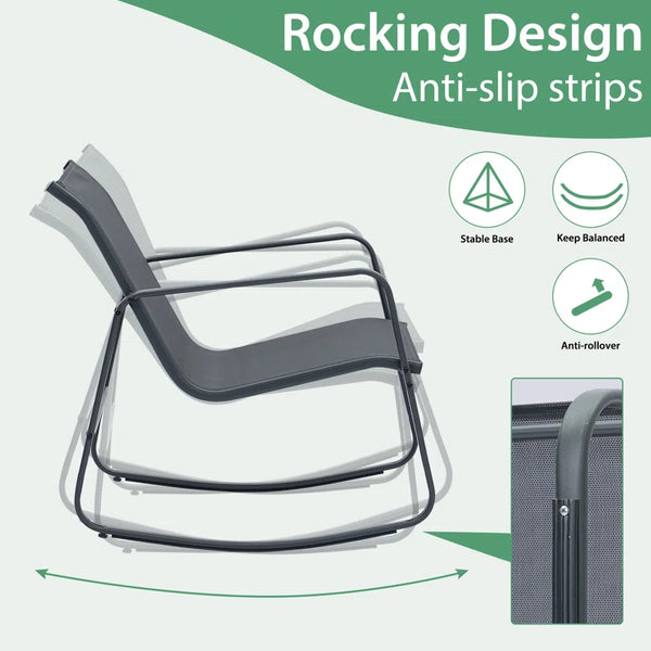 3 Pieces Patio Outdoor Furniture Set