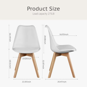 Crossland Dining Chairs Mid-Century Modern Living Room Chairs, Bedroom Kitchen Accent Chair