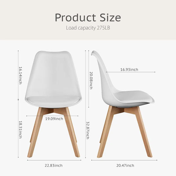 Crossland Dining Chairs Mid-Century Modern Living Room Chairs, Bedroom Kitchen Accent Chair