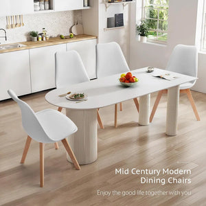 Crossland Dining Chairs Mid-Century Modern Living Room Chairs, Bedroom Kitchen Accent Chair